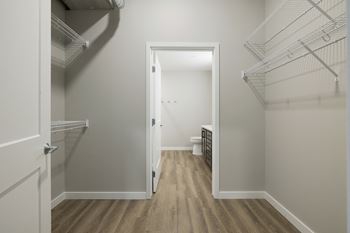 Spacious closets